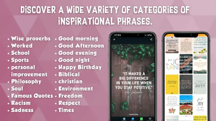 Inspirational Quotes & Sayings android App screenshot 2